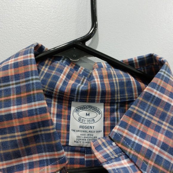 Brooks Brothers Regent The Original Polo Shirt Button Down Size Medium - Picture 5 of 6